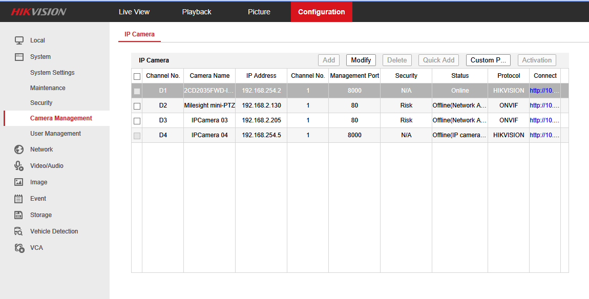 HikVision 7604 NVR Virtual Host 13-3-18.png