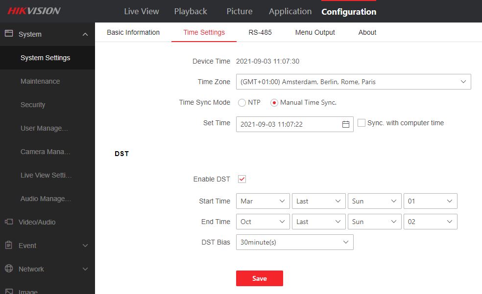 Time Settings Configuration on NVR.JPG